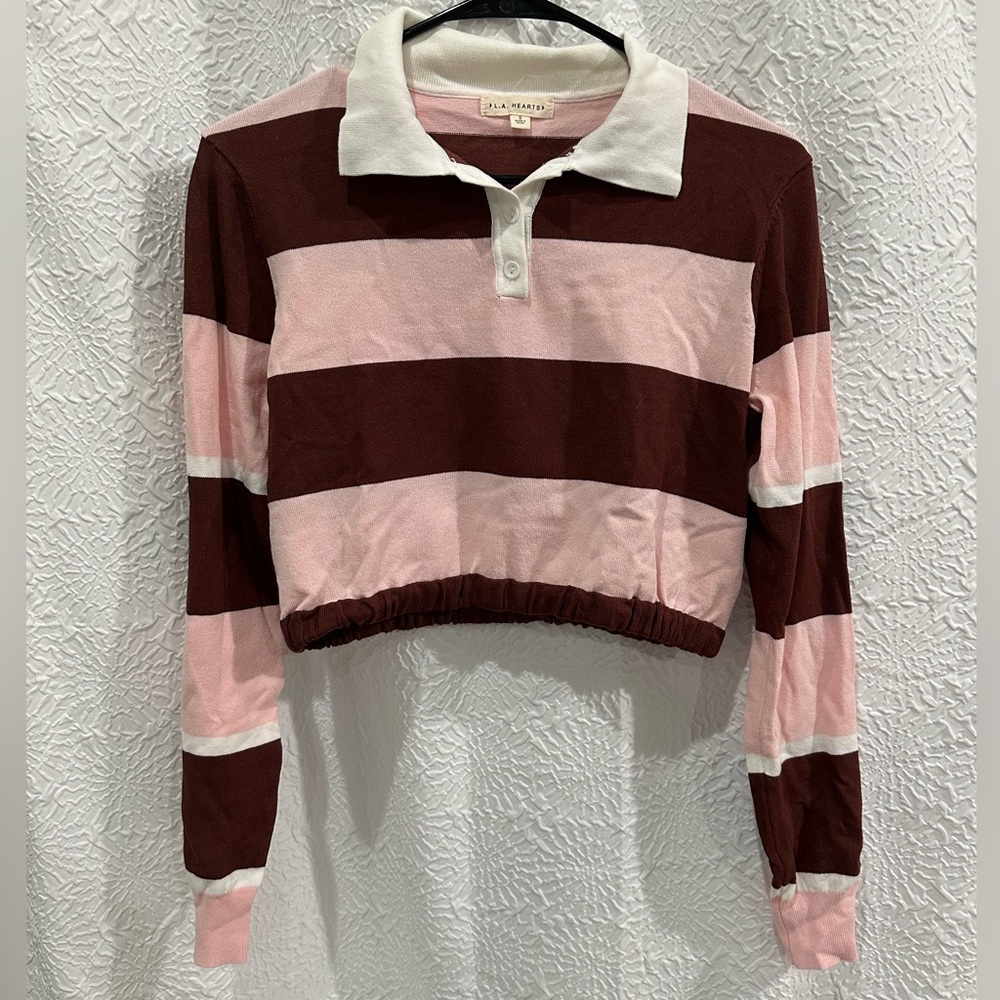 Cropped Polo Rugby Shirt